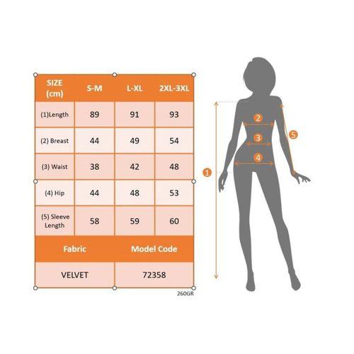 Kadın Uzun Kollu Yuvarlak Pulpayet Yaka Ve Sırt Detaylı Mini Kadife Elbise