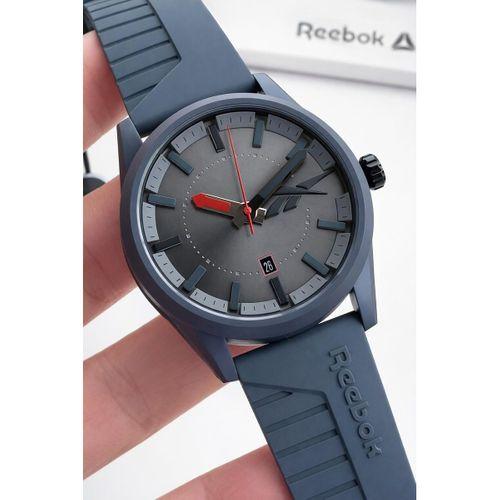 Reebok Silikon Kordon 50 Mt Suya Dayanıklı Spor Kasa 2 Yıl Garantili Erkek Kol Saati RV.BK.G4S