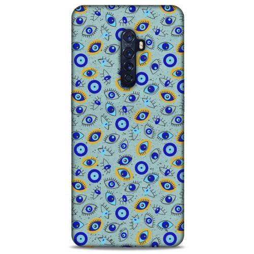 Nazarium (34) Desenli Silikon Kapak Oppo Reno 2 Kılıf