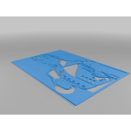 F Hans Stencil 3D Baskı (Bu ürün Sadece Plastik parçadır - Almadan Önce Soru Sorabilirsiniz)