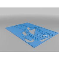 F Hans Stencil 3D Baskı (Bu ürün Sadece Plastik parçadır - Almadan Önce Soru Sorabilirsiniz)