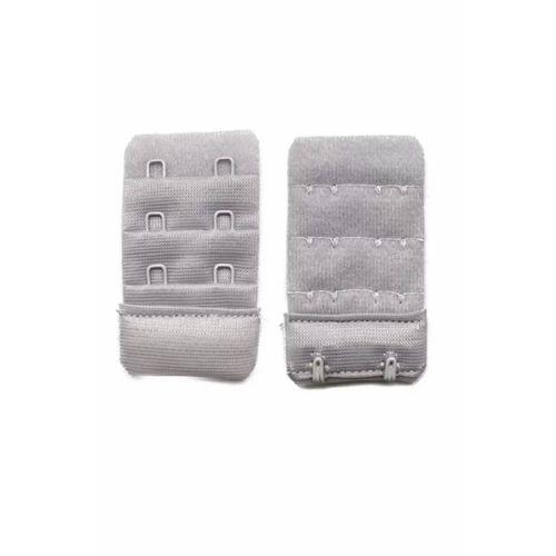 2 Adet Agraf Sütyen Uzatma Kopçası 3 Sıra / 2 Kanca Gri