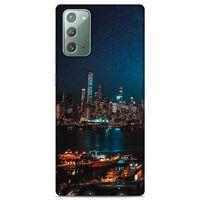 Lopard Samsung Galaxy Note 20 Uyumlu Kılıf Gece'S (6) Silikon Kılıf Şehir