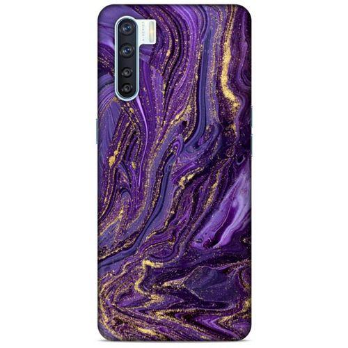 Oppo A91 Uyumlu Kılıf Mor Delisi (3) Kapak Kumlu