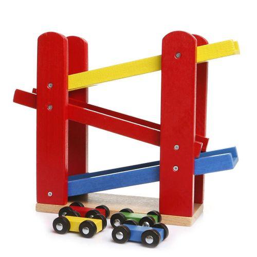 Play Wood Play Wood Ahşap Otopark 5 Araba İlaveli 382