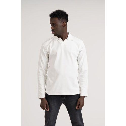 Gömlek Yaka Hafif Armürlü Slimfit Uzun Kol Sweatshirt