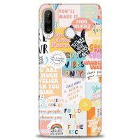 Huawei P30 Lite Kılıf HD Baskılı Kılıf - Follow + Tam Ekran Koruyucu