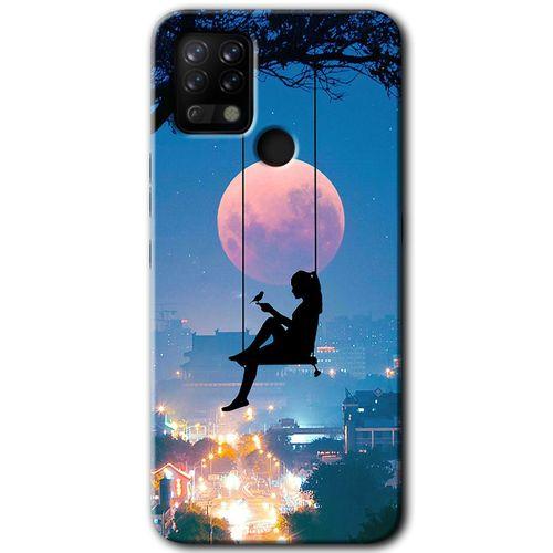 Tecno Pova Kılıf HD Desen Baskılı Arka Kapak - Yalnız Kadın