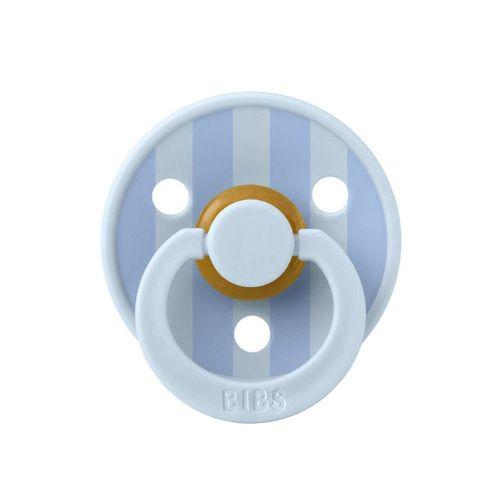 Bibs Bibs Studio Colour Block Kauçuk Emzik 0-6 Ay Baby Blue / Dusty Blue