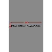 Oto Cam Yazı Sözleri Ticari-Servis-Dolmuş-Panelvan Uzun Sticker Model 9
