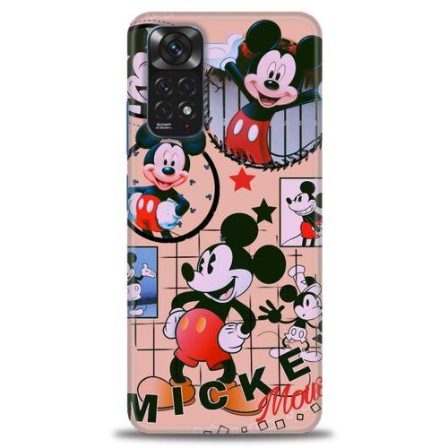 Xiaomi Redmi Note 12 Pro 4G Kılıf HD Baskılı Kılıf - Mickey Mouse + Tam Ekran Koruyucu