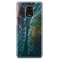 Xiaomi Redmi Note 9 Pro Kılıf Cam Kırıkları Arka Kapak Koruma Desenli Full Koruyucu