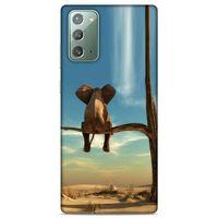 Lopard Samsung Galaxy Note 20 Uyumlu Kılıf Manipülasyon ☻ (3) Kapak Baskılı