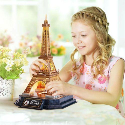 Eyfel Kulesi 3D Puzzle (Led Işıklı) L534h