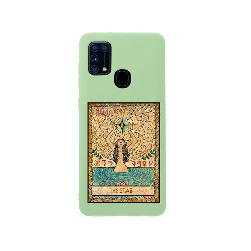 Samsung M30S The Star Premium Silikonlu Yeşil Telefon Kılıfı