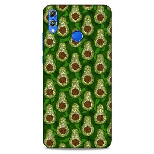 Frutix Avokado 02 Huawei Honor 8x Kılıf Desenli Silikon