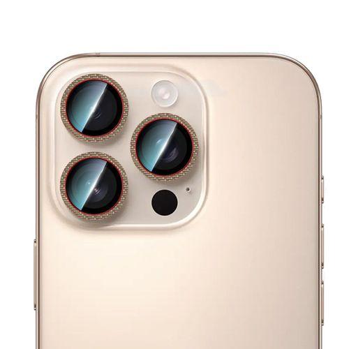 Apple iPhone 16 Pro CaseWorld Karbon Fiber Serisi Anti Reflective Ultra Clear Kamera Lens Koruyucu