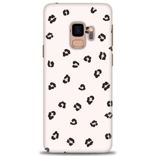 Samsung Galaxy S9 Kılıf HD Baskılı Kılıf - Kahveli Leopar + Tam Ekran Koruyucu