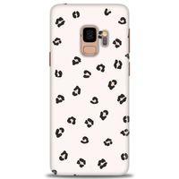 Samsung Galaxy S9 Kılıf HD Baskılı Kılıf - Kahveli Leopar + Tam Ekran Koruyucu