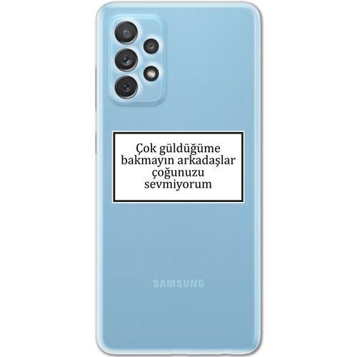 Galaxy A32 Kılıf HD Yazı Baskılı Silikon Arka Kapak - Yazı 15