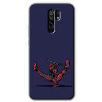 BeRa Aksesuar  Xiaomi Redmi 9 Kılıf Baskılı Kapak - DeadPool 3 +Tam Kaplayan Mat Seramik