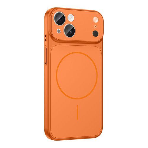 Apple iPhone 14 Kılıf Zore M-Safe Şarj Özellikli Kamera Korumalı Formen Kapak