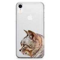 Apple iPhone XR Kılıf Siberian Cat Arka Kapak Koruma Desenli Full Koruyucu
