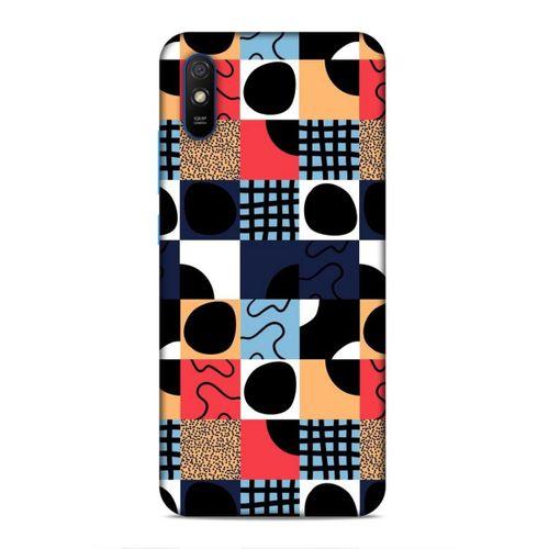 Xiaomi Redmi 9A Uyumlu Kılıf Insomnia (38) Neo Hybrid Kılıf Geometri