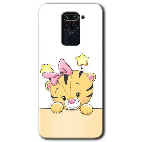 Xiaomi Redmi Note 9 Kılıf Baskılı Arka Kapak - Sevimli Kedi +Tam Ekran Koruyucu