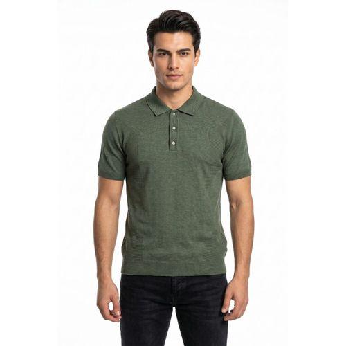 Erkek Polo Yaka Kısa Kollu Triko Tişört Regular Kalıp BGL-ST05560