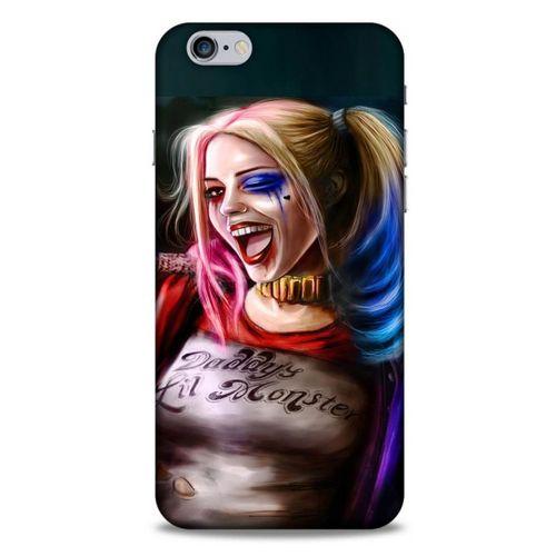 Apple Iphone 6 Plus Uyumlu Kılıf Harley Quinn (8) Baskılı Kılıf Siyah