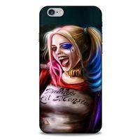 Apple Iphone 6 Plus Uyumlu Kılıf Harley Quinn (8) Baskılı Kılıf Siyah