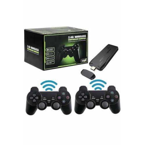 2 Kollu Kablosuz 2.4g Retro Oyunlar 4k Game Stick 3500 Oyun Atari