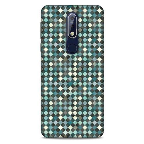 Geometrix 72 Nokia 7.1 Kılıf Silikon Kapak
