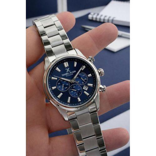 Daniel Klein İtalyan Tasarım Bileklik Hediyeli 2 Yıl Garantili Çelik Kordon Erkek Kol Saati Y11023.3
