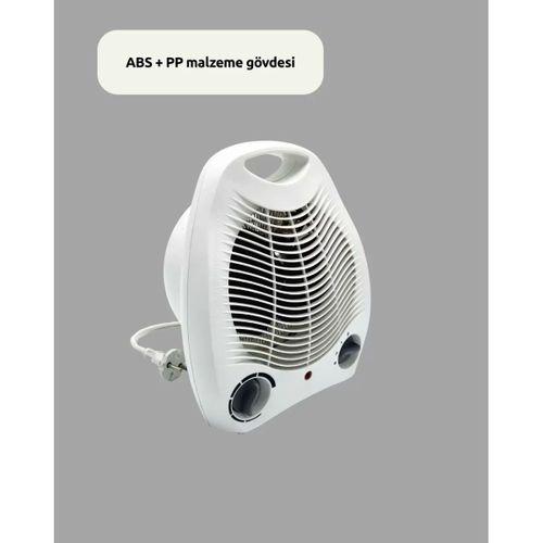 Mini Elektrikli Isıtıcı 2000w – Termostatlı Fanlı Isıtma, Taşınabilir Tasarım