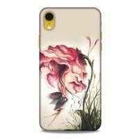 Y.Liva-2021 Özel Seri Gül Döktüm Apple iPhone XR Kılıf Silikon Kapak