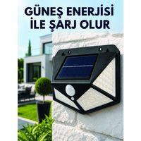 Sensörlü Solar Bahçe Lambası Geniş Açılı Led Aydınlatmalı Balkon Garaj Ve Bahçe Işığı