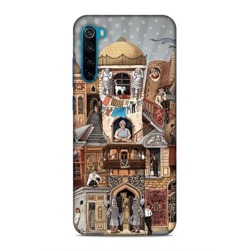 Xiaomi Redmi Note 8T Uyumlu Kılıf Azarbaijan (49) Ultra Silikon Kılıf Şehir Simgeleri