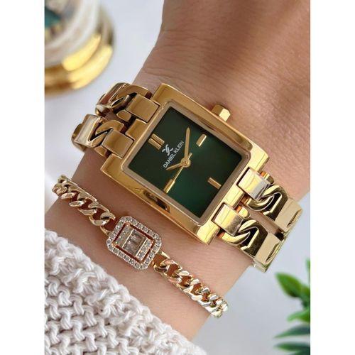 Daniel Klein Çelik Kordon 30 Metre Suya Dayanıklı Özel Tasarım Kadın Kol Saat+Bileklik VS.BLKT.0727