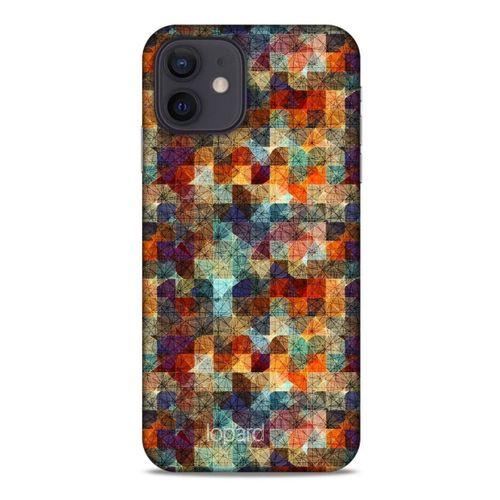 Apple iPhone 12 Kılıf Pastel Renkler (4) Koruma Kılıfı Yeşil Kırmızı