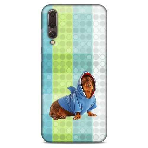 Huawei P20 Pro Kılıf Köpek Kıyafetleri (43) Thin Fit Kılıf Cocker Kapişonlu Eşofman