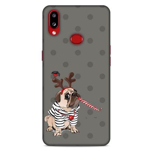 Animax Boynuzlu Pug Samsung Galaxy A10s Kılıf Desenli Silikon