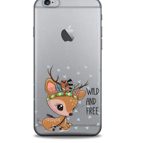 Zoologix (50) Apple Iphone 6 Plus Şeffaf Kılıf Silikon Desenli