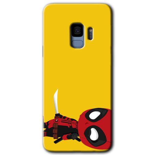 Galaxy S9 Kılıf HD Desen Baskılı Arka Kapak - DeadPool 6 + Kırılmaz Cam