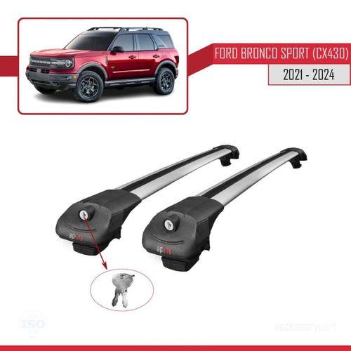 Ford Bronco Sport (CX430) 2021 ve Sonrası ile uyumlu ACE-1 Ara Atkı Tavan Barı GRİ