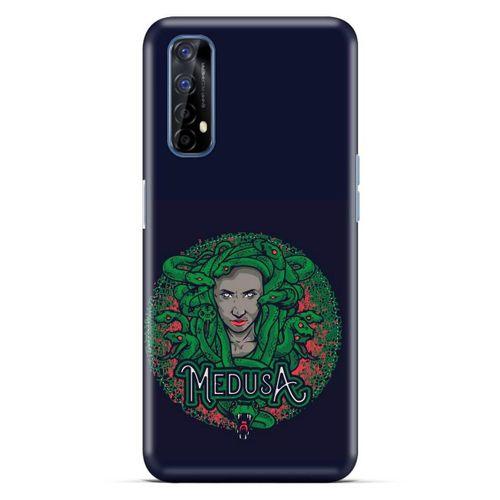 Lopard Oppo Realme 7 Uyumlu Kılıf Tattoo's (3) Kapak Medusa Dövmesi