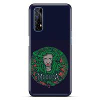 Lopard Oppo Realme 7 Uyumlu Kılıf Tattoo's (3) Kapak Medusa Dövmesi