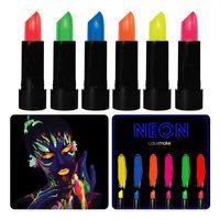 GlowPaint 6’lı Neon Boya – UV Işıkta Parlayan Makyaj Seti