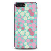 Apple Iphone 7 Plus Kılıf Pastel Renkler (50) Shockproof Kılıf Bordo Pembe